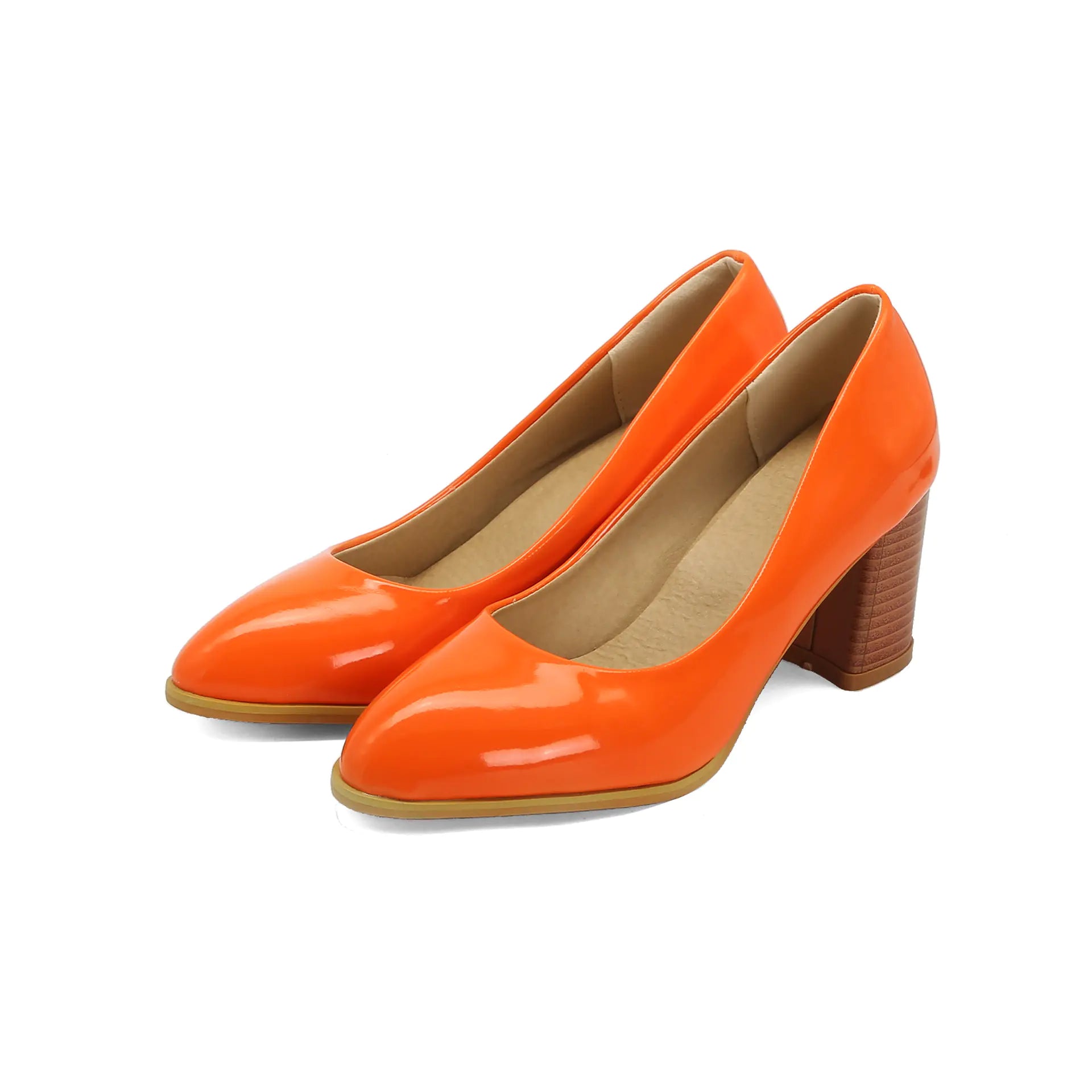 Spring  New Women's Heeled Pointed Shoes (Size 40-48)