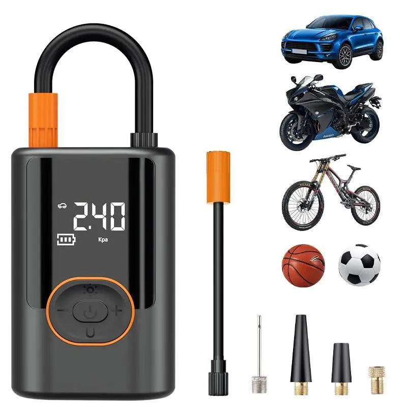 Manual Tire Air Pump for Car, Bicycle, and Basketball