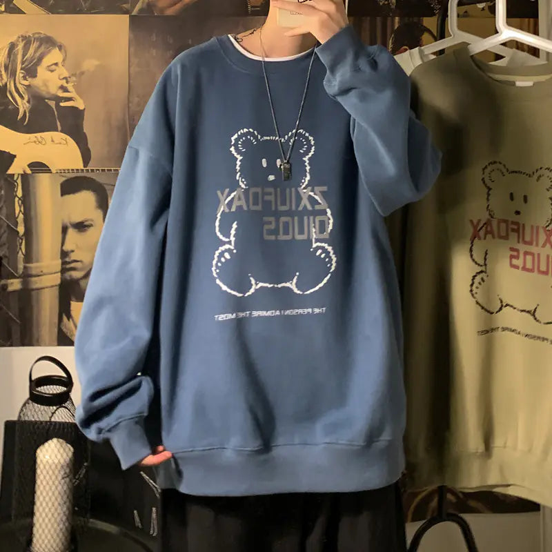 Spring Men's Round Neck Sweater Fashion Apparel