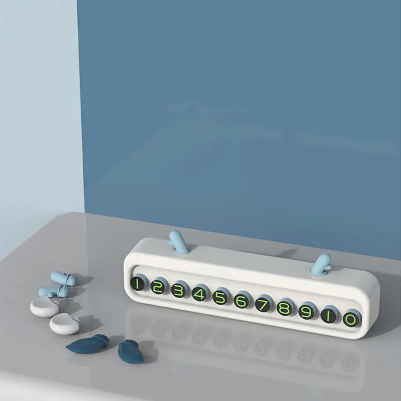 Car Parking Phone Number Sign for Vehicle Relocation