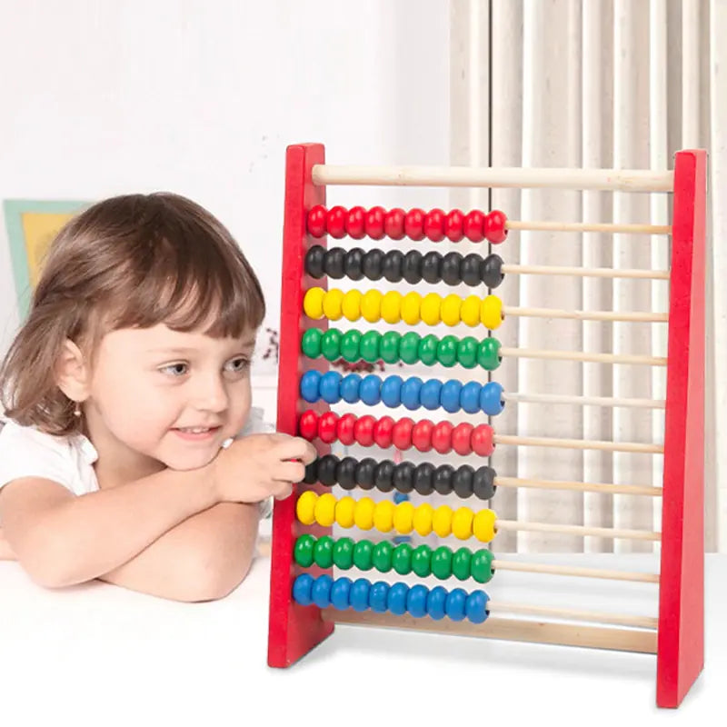 Wooden Educational Toy Abacus for Kids Age 3-6
