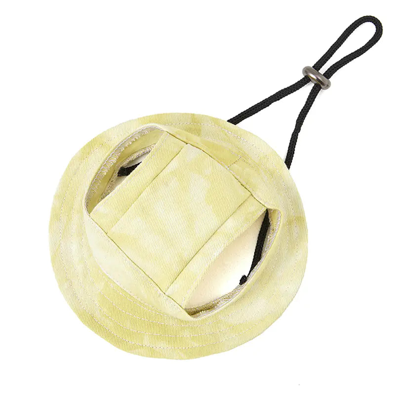 Adjustable Cute Open Ear Pet Hat for Comfort