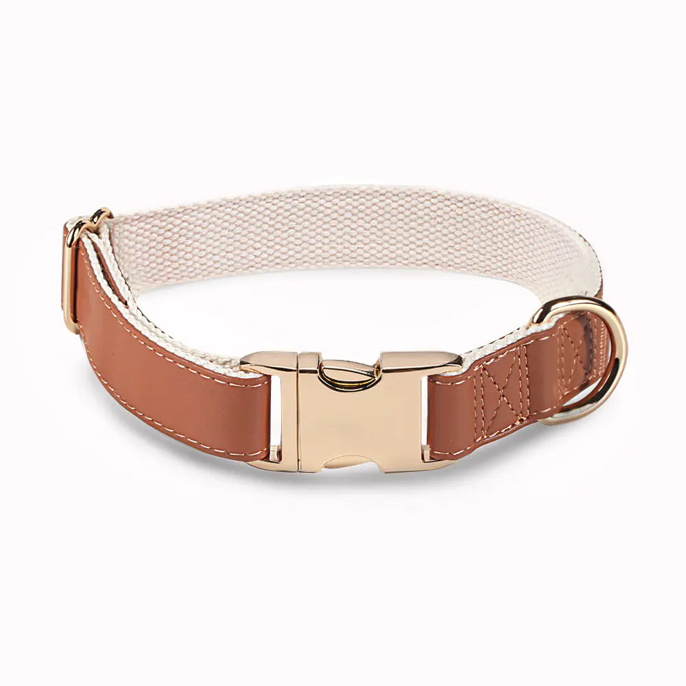 High-Quality All-Match Metal Buckle Pet Collar