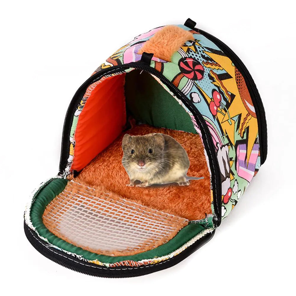 Small Pet Bed and Backpack for Hamsters and Other Pets