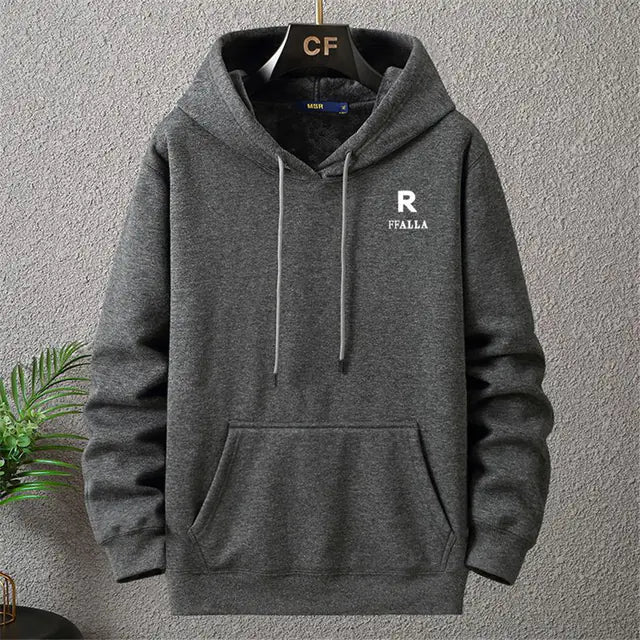 Men's Plus Size Fleece Pullover Hooded Sweatshirt