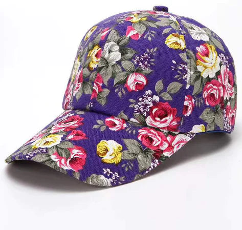Floral Baseball Hat for Women's Casual Fashion