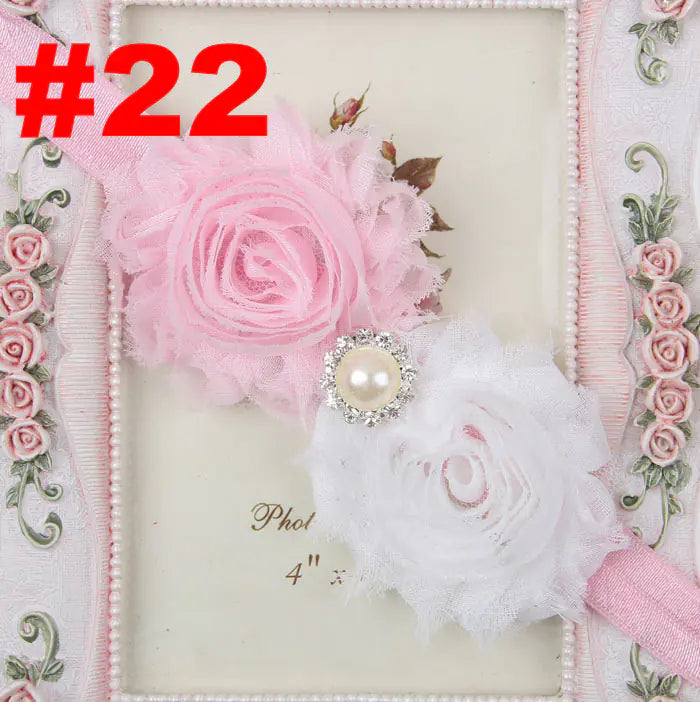 Popular Children's Headband with Pearl and Floral Design
