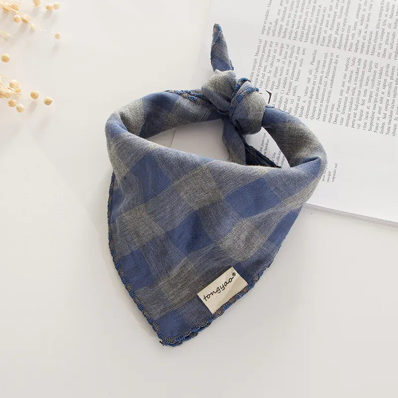 Double-sided Dog Turban Birthday Gift Water Bib