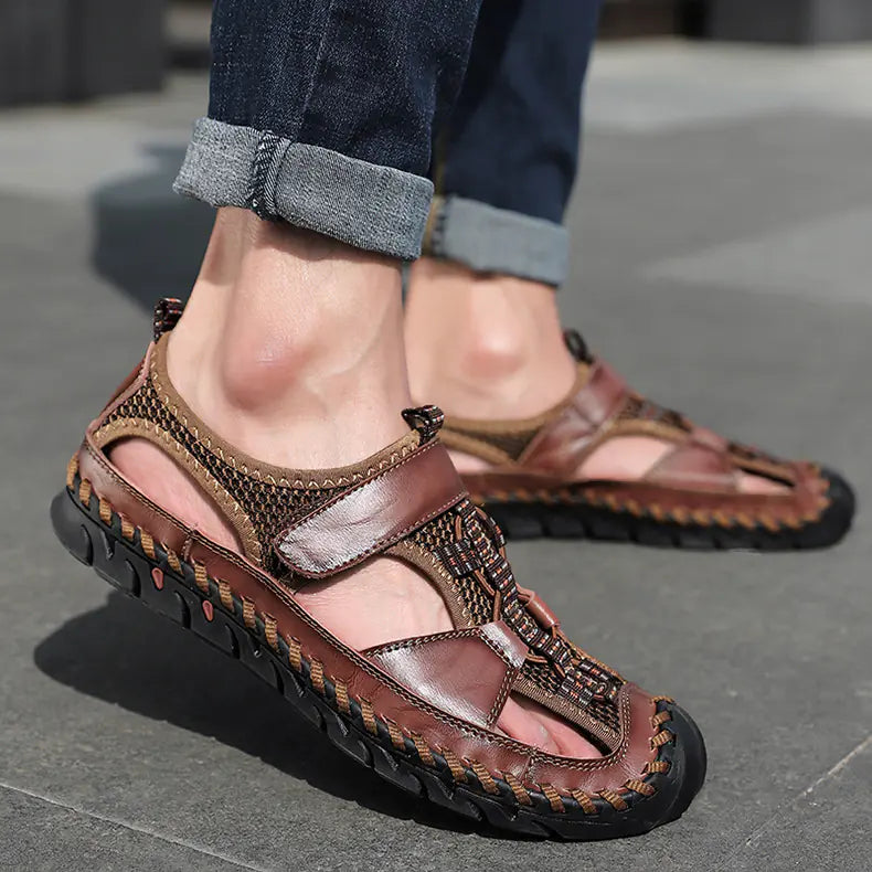 Men's Genuine Leather Outdoor Sandals (New Style)