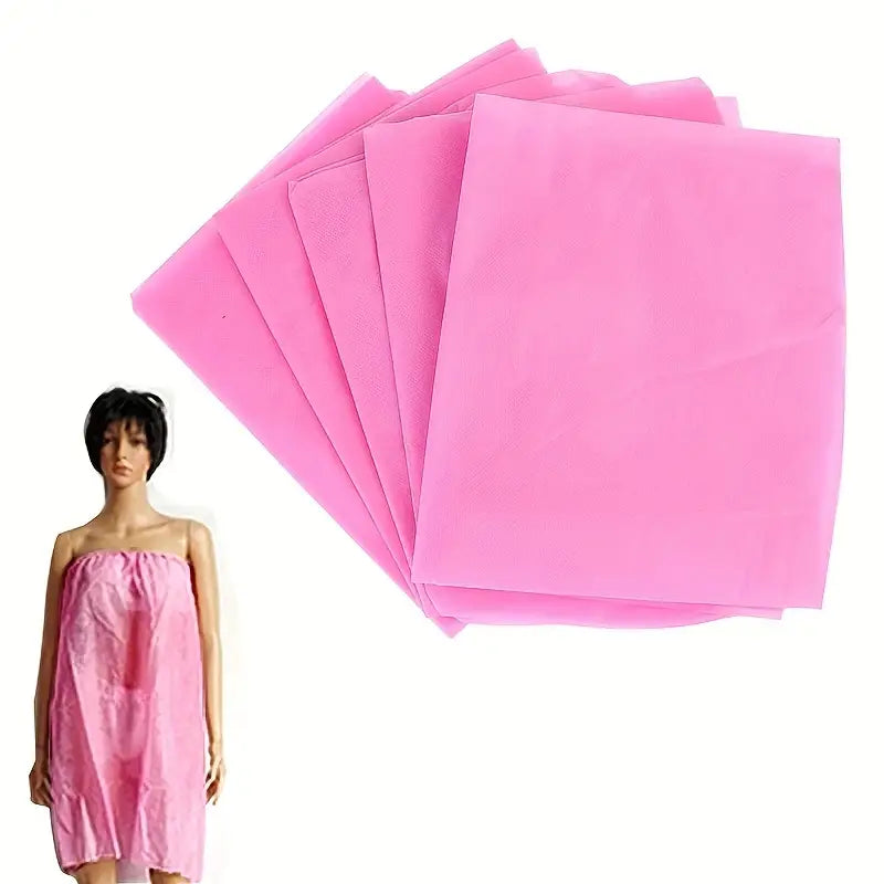 Disposable Bath Skirt and Towel for Spa or Salon