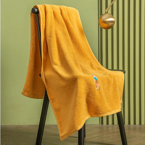 Thickened Cotton Towel Set with Bath Towel (2 Pieces)