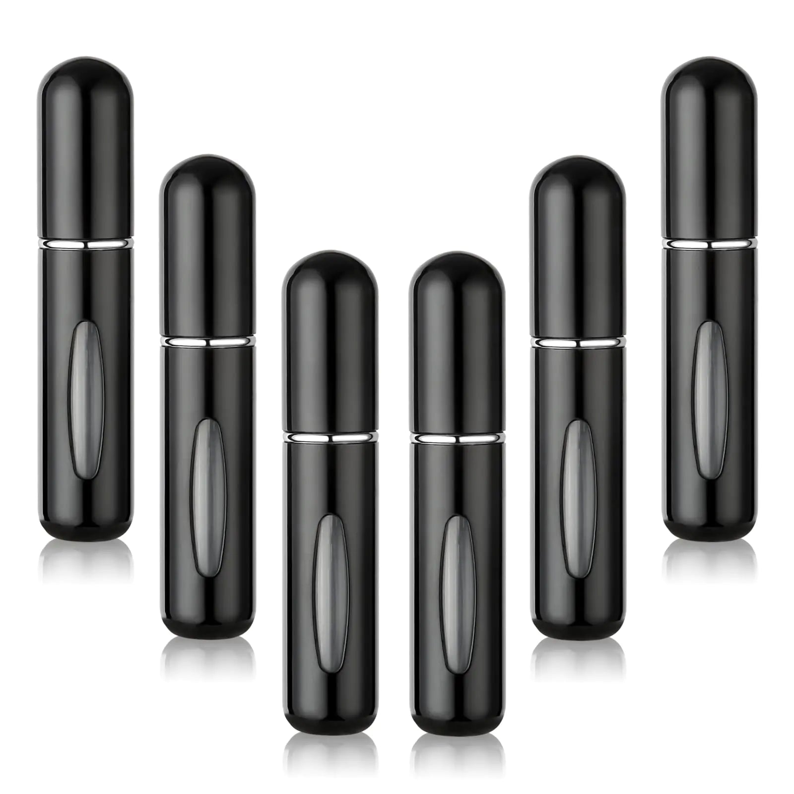 6PCS Travel Perfume Bottle Refillable Pocket Perfume Fill from Bottom Travel Cologne Sprayer and Cologne Bottle Refillable for Men Travel Perfume Bottle to Carry Around
