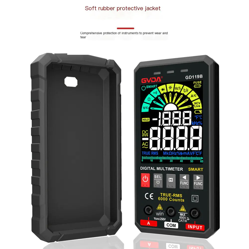 GVDA High Precision Automatic Digital Multimeter with Color Screen