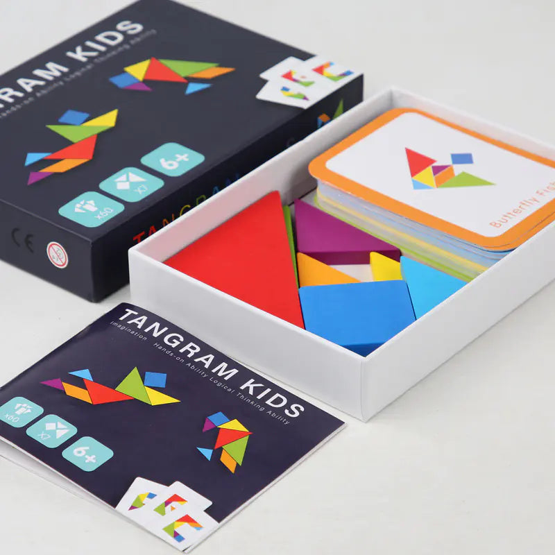 Avant-garde Tangram Puzzle - Creative Geometric Jigsaw