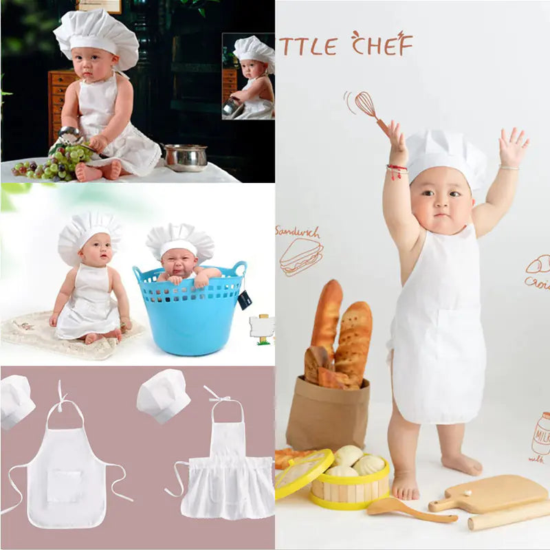 Newborn Chef Outfit for Baby Photography Set