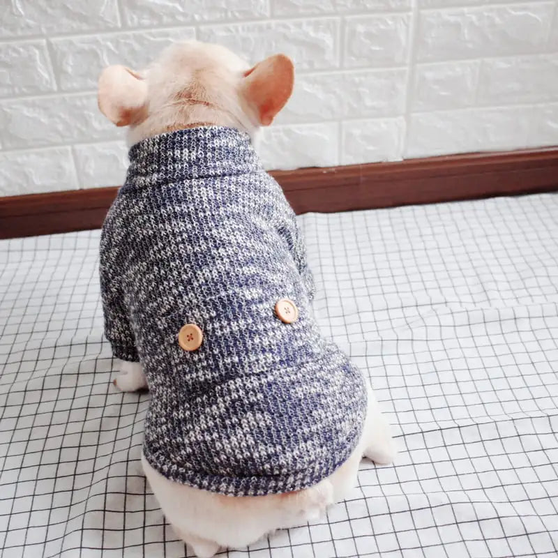 Turtleneck Dog Winter Sweater for Warmth