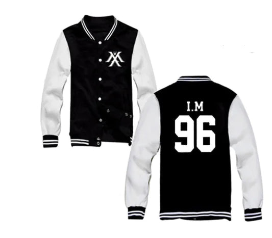 Cheerful Music-Themed Autumn and Winter Jacket