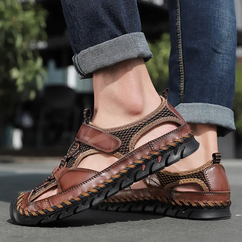 Men's Genuine Leather Outdoor Sandals (New Style)