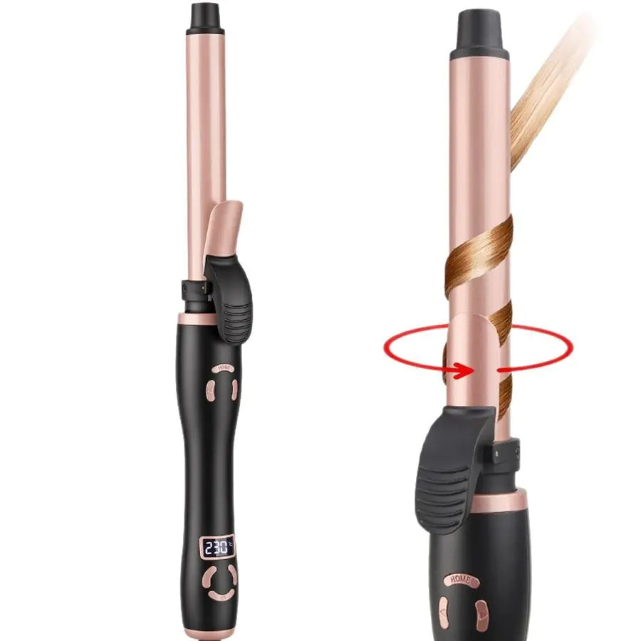 Automatic LCD Curling Iron 25mm Temperature Control