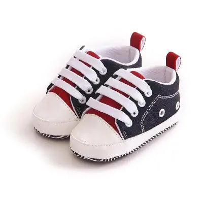 Baby Casual Canvas Shoes with Non-Slip Soft Sole (0-9M)