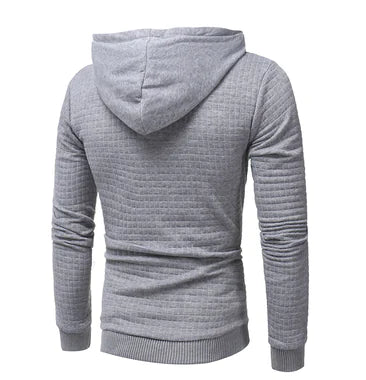 Men's Hooded Casual Pullover Sweatshirt Jacket