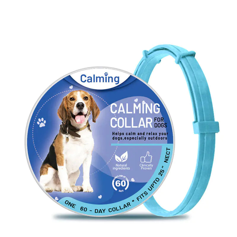 Adjustable Pet Soothing Collar for Cats and Dogs