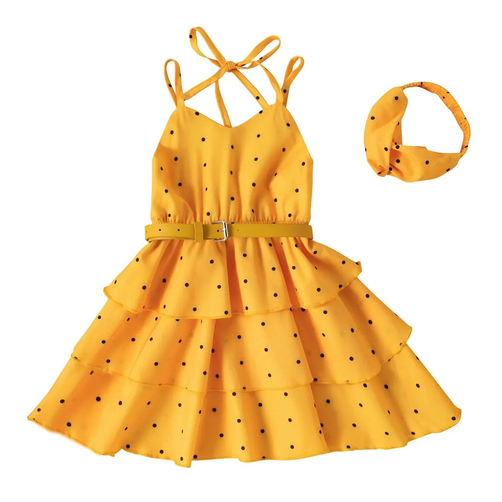 Solid Color Dress for Children