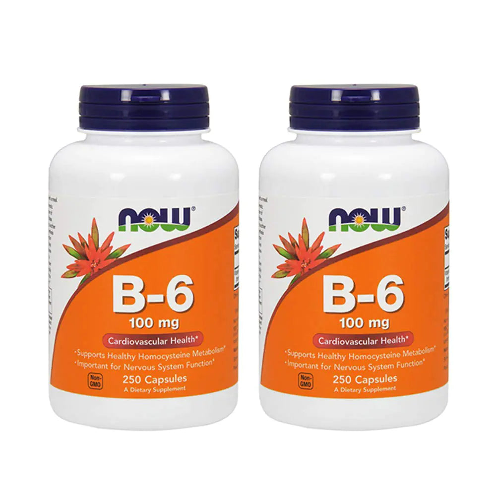 Vitamin B-6 100mg250 Capsules (Pack of 2)