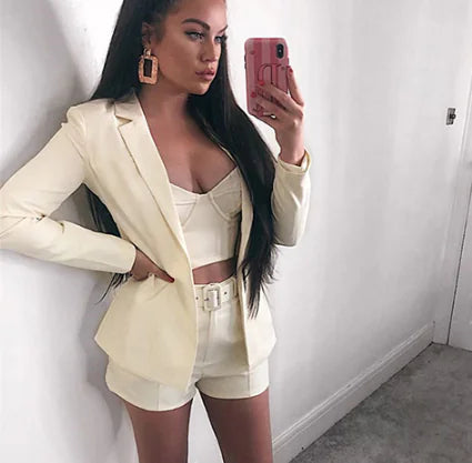 High-Waisted Slimming Two-Piece Set for Women