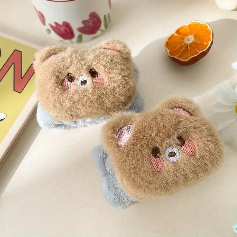 2pcs Cute Bunny Wrist Washbands for Makeup & Spa