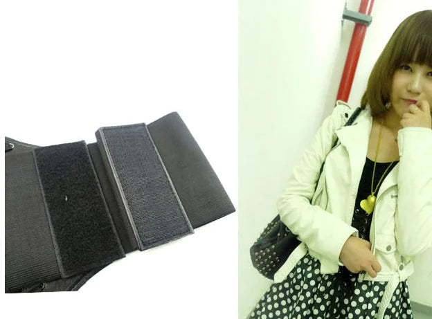 Fashionable Waist Belt with Rivets for Women