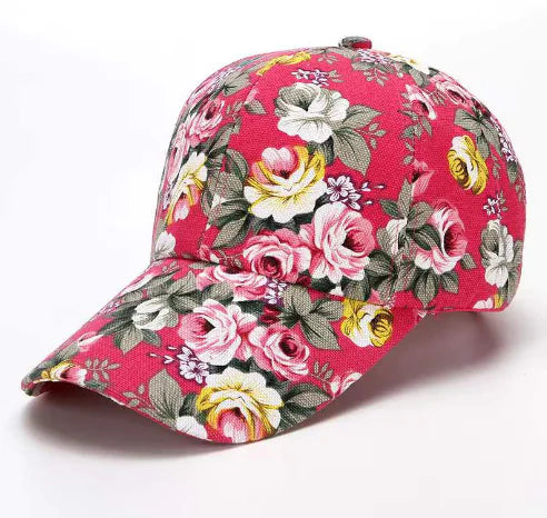 Floral Baseball Hat for Women's Casual Fashion