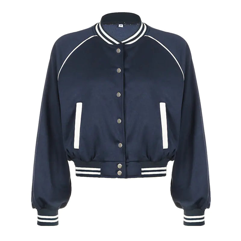 American Retro College Style Baseball Uniform Jacket