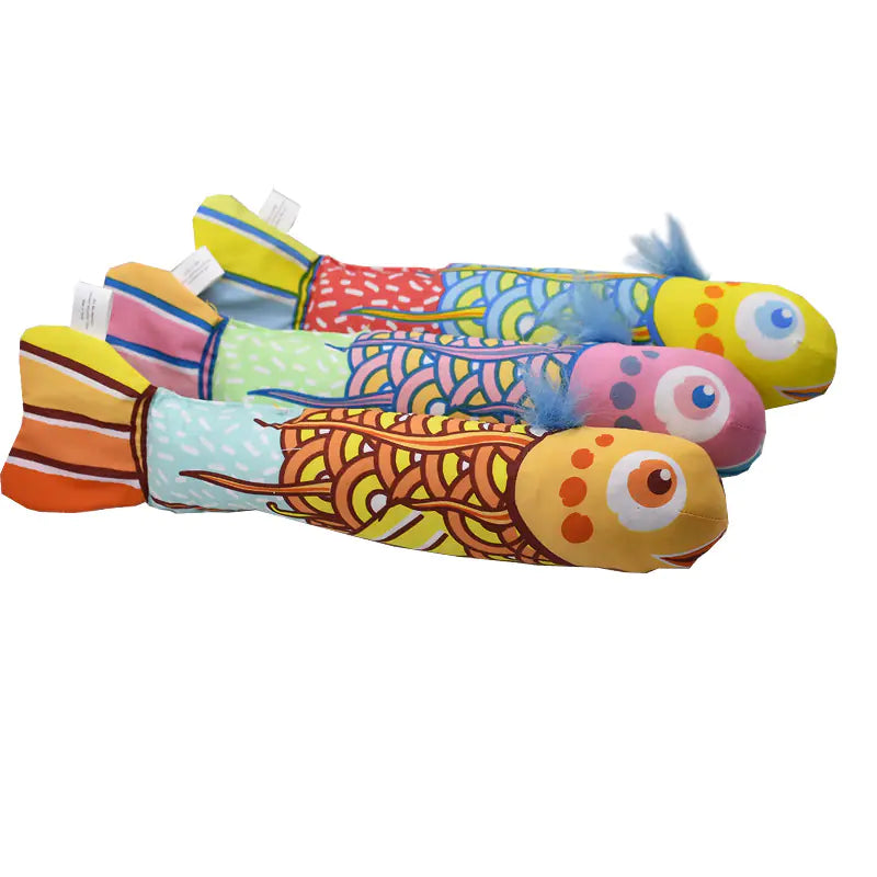 New Catnip Fish Toy with Crinkle Sound for Cats