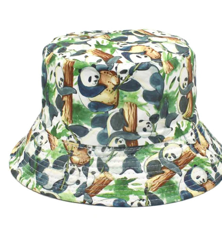 Women's Fisherman Hat with Vegetable Print Pattern