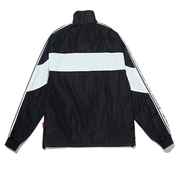 Color Block Letter Windbreaker Hip Hop Jacket for Couples