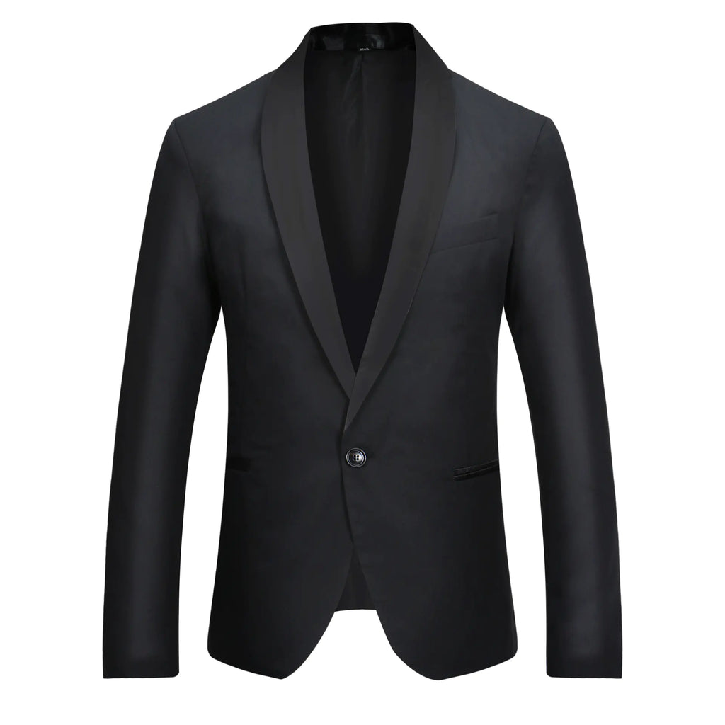 Stylish Color Block Men's Casual Blazer Jacket
