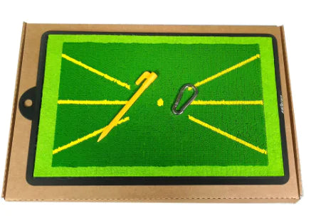Golf Swing Impact Mat with Detachable Base for Practice