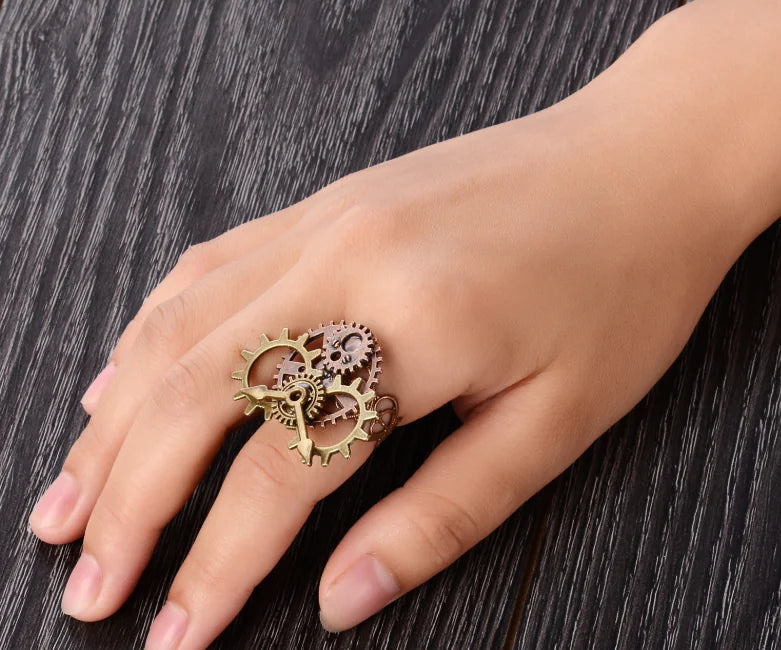 Steampunk Gear Ring - Expiance Design