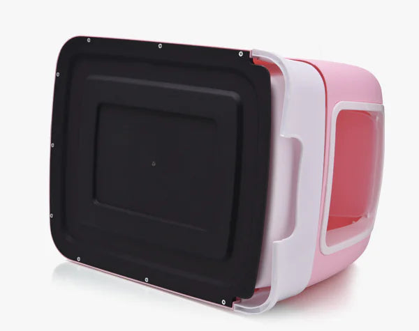 Enclosed Cat Litter Box with Drawer and Large Space