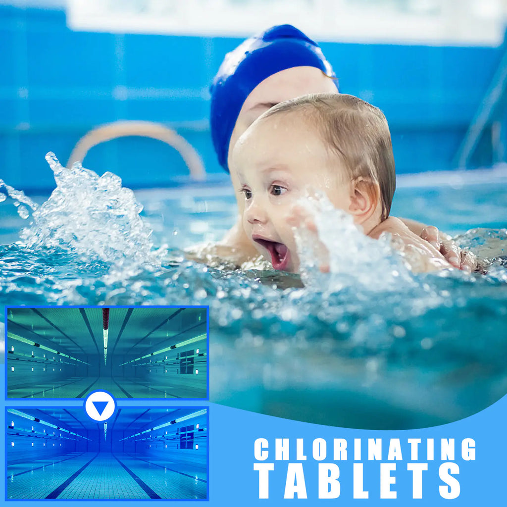 Pool Effervescent Tablets - Multi-Effect Cleaning Set