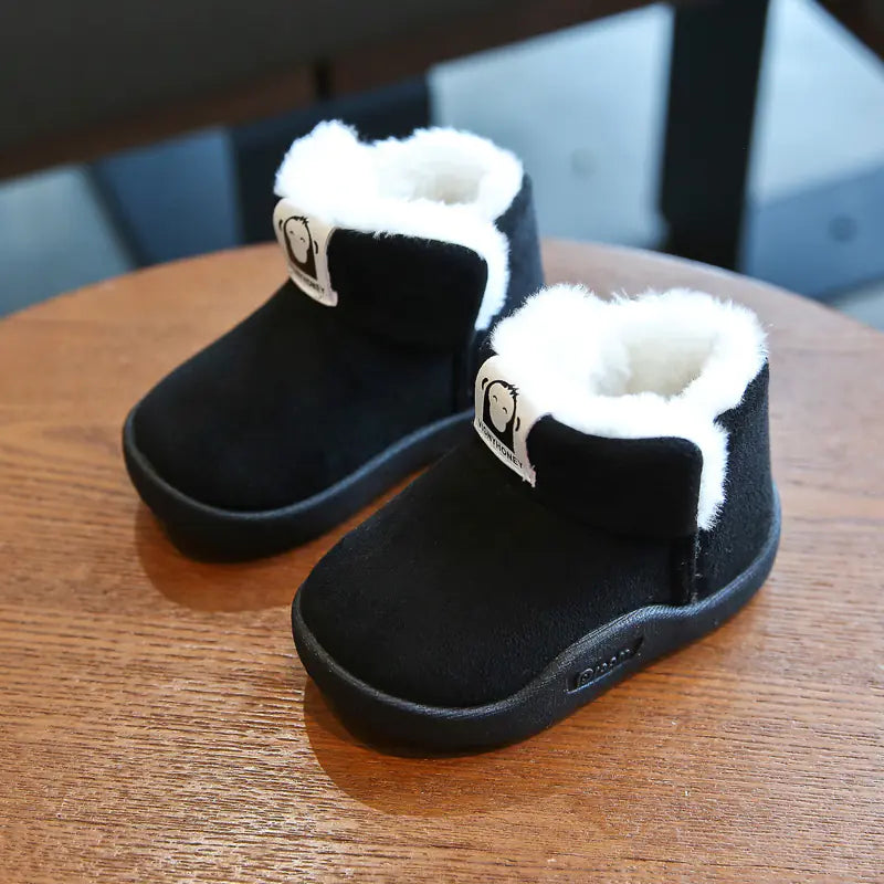 Warm Plush Snow Boots for Infant Toddler Girls & Boys