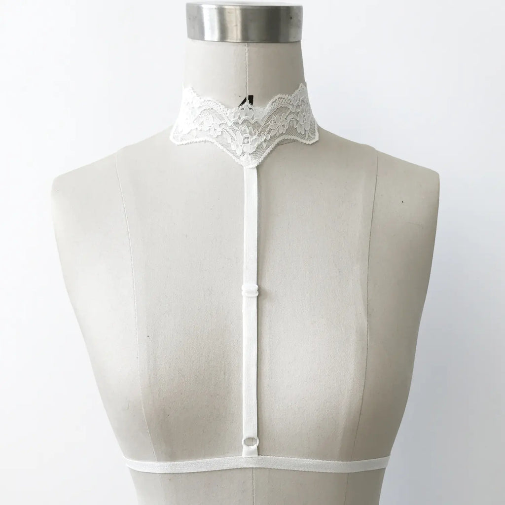 Fashionable Solid Color Bra with Stretch Straps