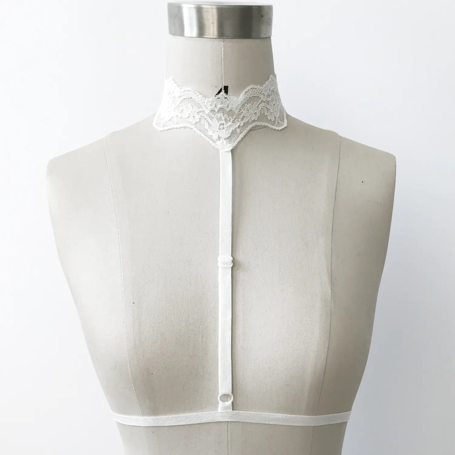 Fashionable Solid Color Bra with Stretch Straps