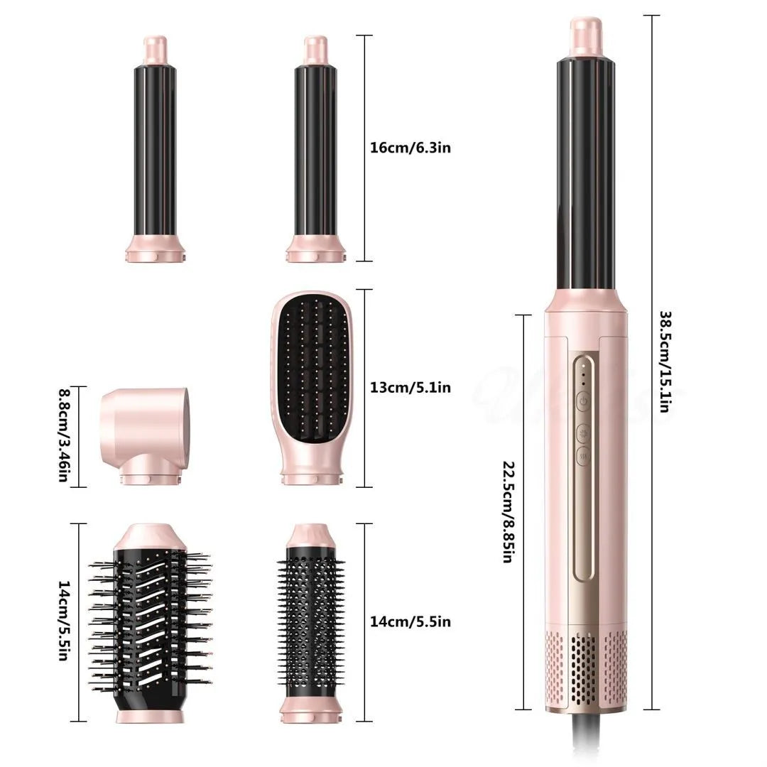 6 in 1 High-Speed Brushless Hair Dryer with Alternating Hot & Cold Air