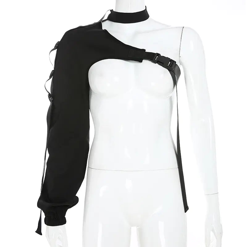 Reflective Long Sleeve T-Shirt with Unique Design