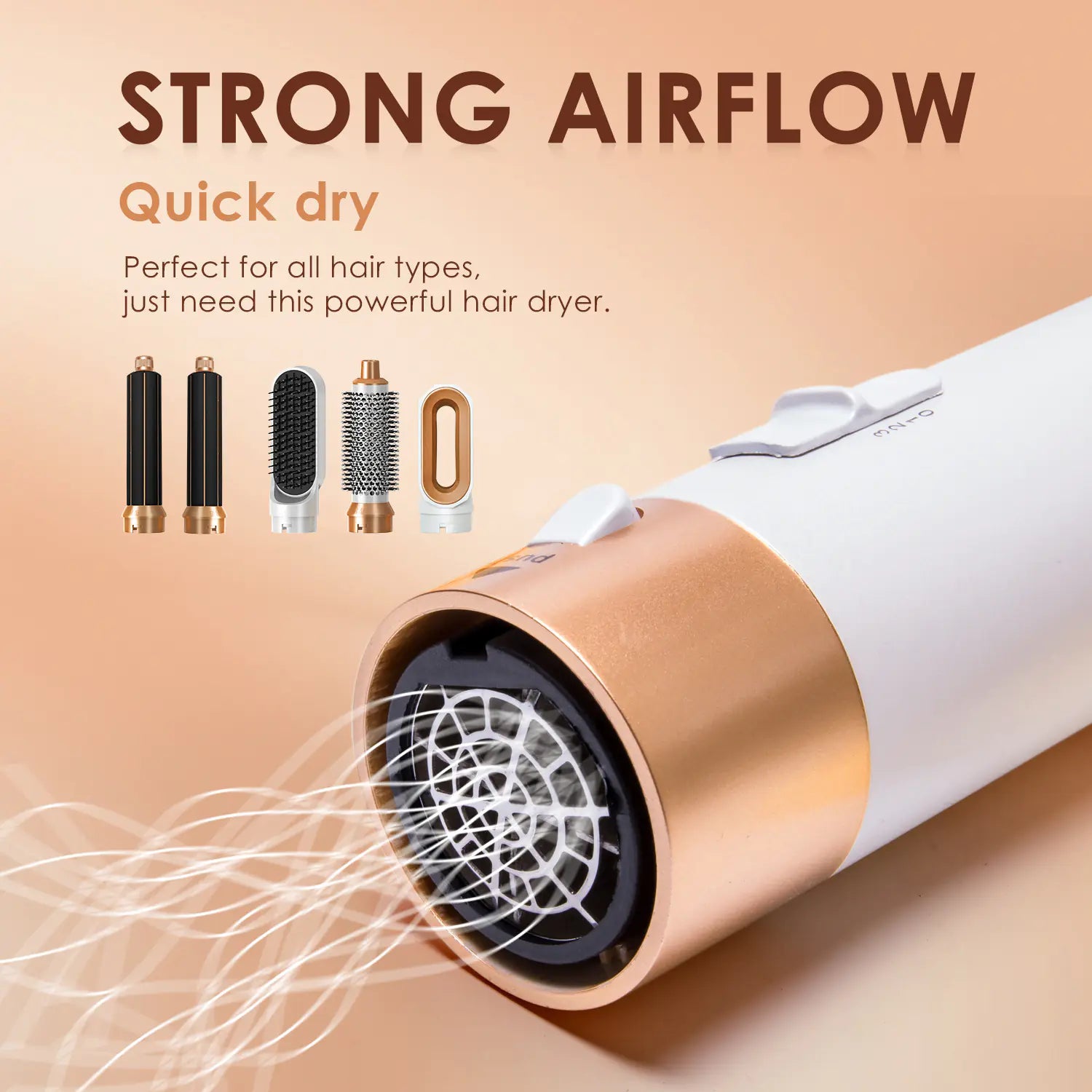 5in1 Automatic Hair Curler & Dryer