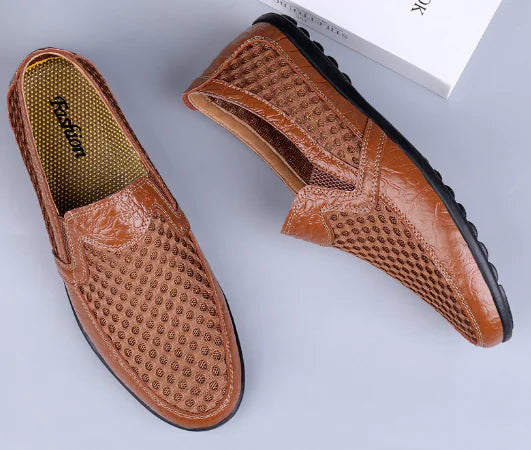 Summer Breeze Loafers - Breathable Casual Men's Shoes (One Pair)