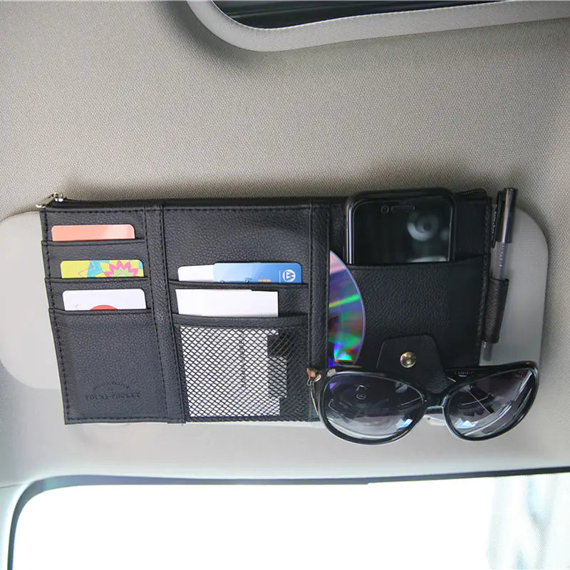 Multi-Functional Car Interior Organizer and Document Holder