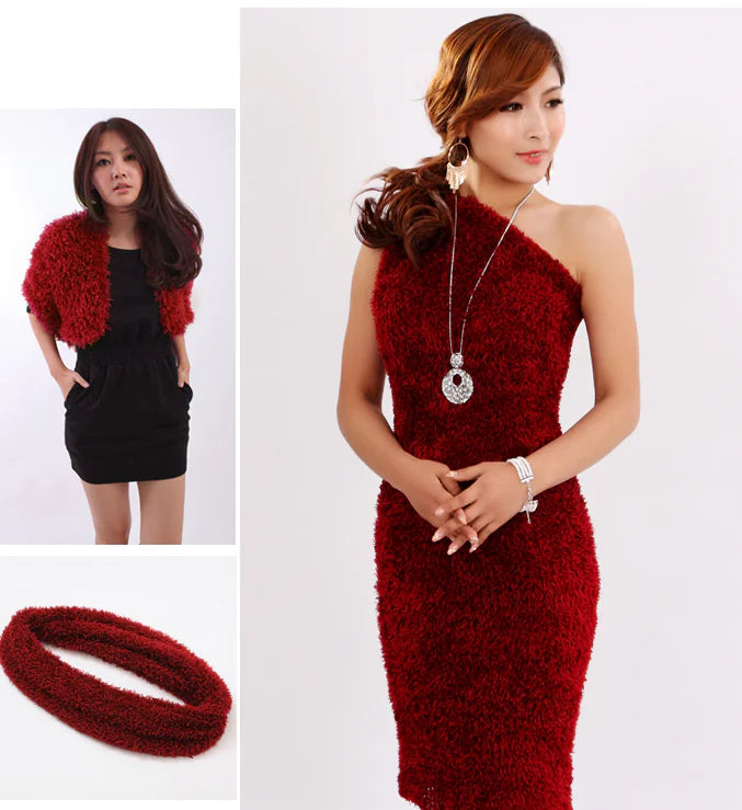 Bamboo Fiber Versatile Scarf for Autumn and Winter